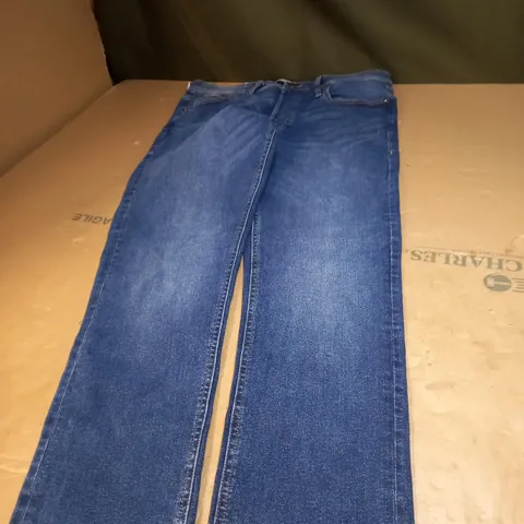 JACK AND JONES BLUE DENIM JEANS SIZE W32 L 30 