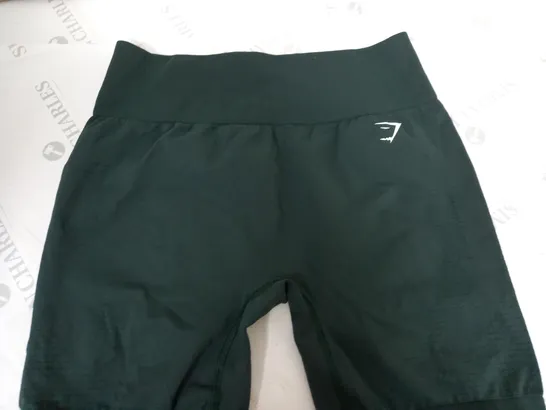 GYMSHARK GREEN TRAINING SHORTS - XXL