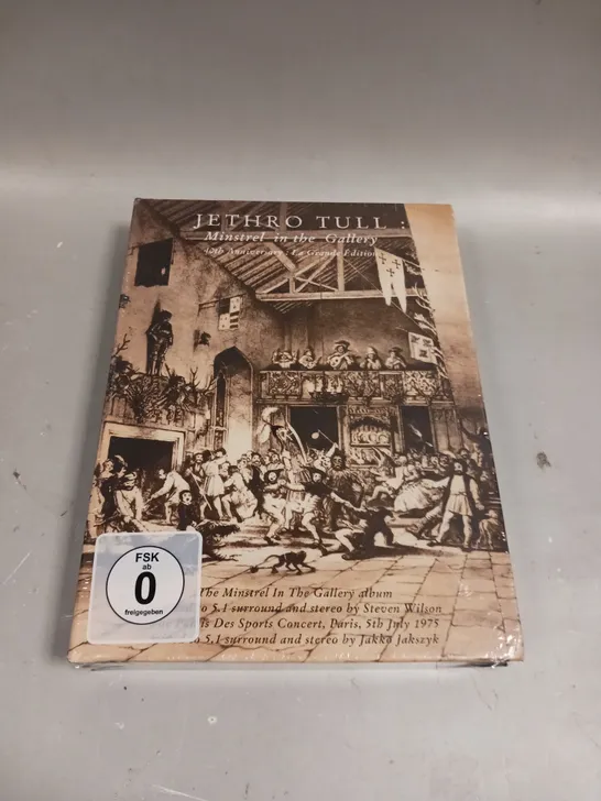 SEALED JETHRO TULL MINSTREL IN THE GALLERY CD AND DVD SET