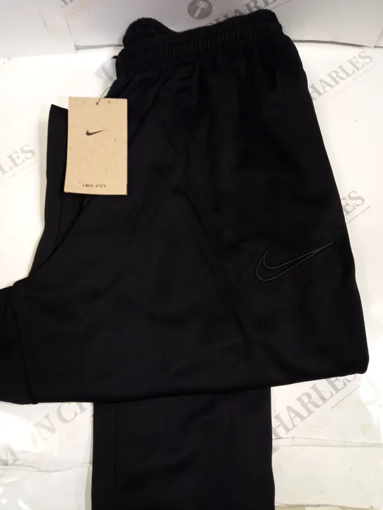 NIKE DRI-FIT ACADEMY TRIPLE BLACK PANTS - SIZE X LARGE 