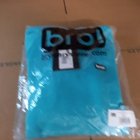 BAGGED BRO CHILL HOODIE IN TEAL - M