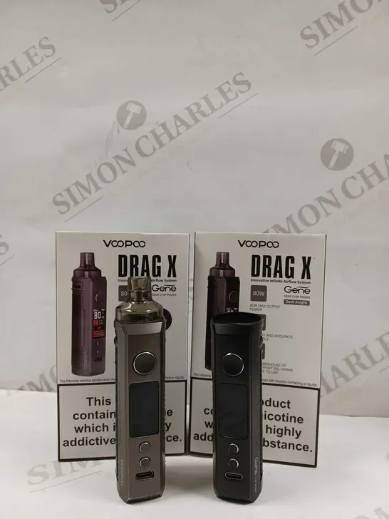 1 VOOPOO DRAG X MOD POD KIT 80W DARK KNIGHT 1 VOOPOO DRAG X KIT GALAXY BLUE