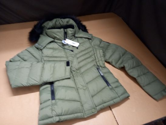 SUPERDRY FUJI SLIM 3 IN 1 JACKET IN GREEN - UK XS