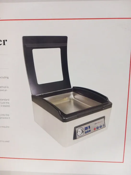 BRAND NEW BOXED SOUSVIDE IVIDE CHAMBER VACUUM SEALER SOUS VIDE PACK AND SEAL 