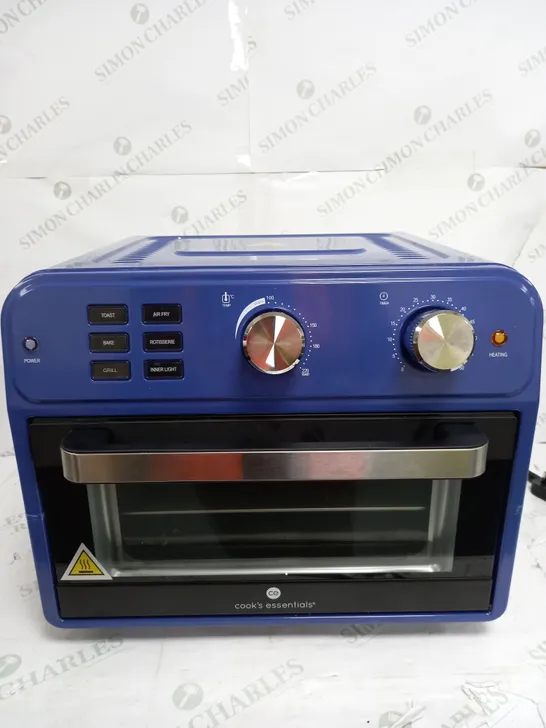 COOK'S ESSENTIAL 21-LITRE AIRFRYER OVEN IN BLUE 