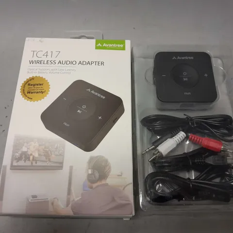 BOXED AVANTREE TC417 WIRELESS AUDIO ADAPTER