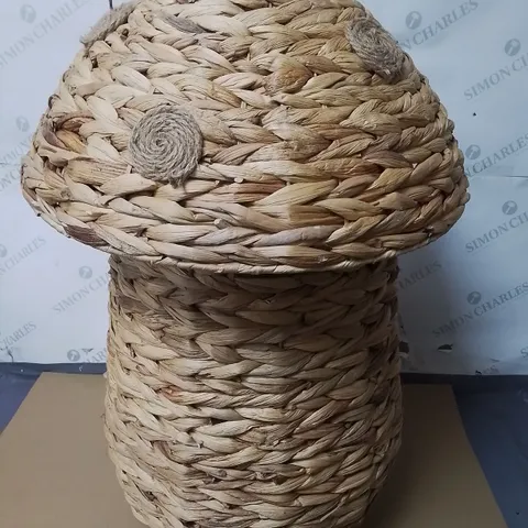 TOADSTOOL WICKER EFFECT LAUNDRY BASKET