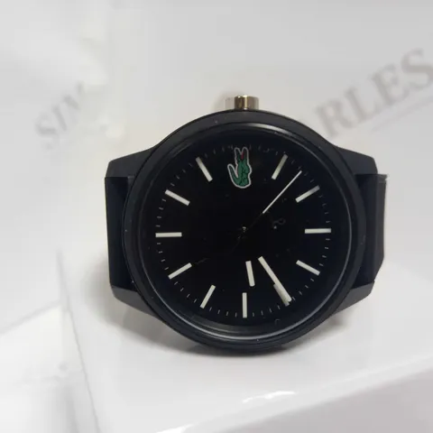LACOSTE 12.12 BLACK DIAL MENS WATCH