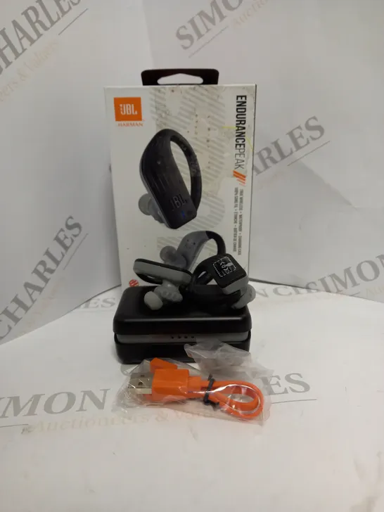 BOXED JBL ENDURANCE PEAK TRUE WIRELESS SPORT HEADPHONES 