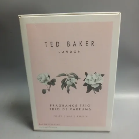 BOXED TED BAKER LONDON EAU DE PARFUM TRIO 3X15ML