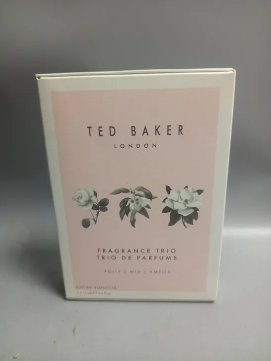 BOXED TED BAKER LONDON EAU DE PARFUM TRIO 3X15ML
