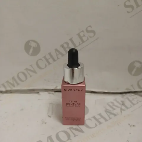 BOXED GIVENCHY TEINT COUTURE RADIANT DROP 2 IN 1 HIGHLIGHTER - 01 RADIANT PINK. 