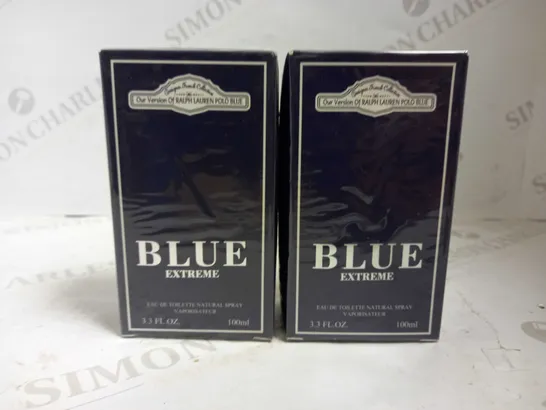 LOT OF 9 DFC BLUE EXTREME EDT 100ML