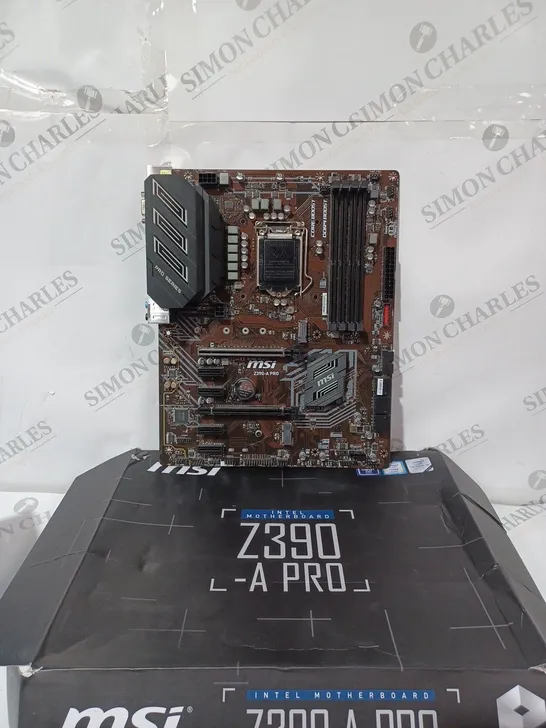 BOXED MSI INTEL MOTHERBOARD Z390 -A PRO