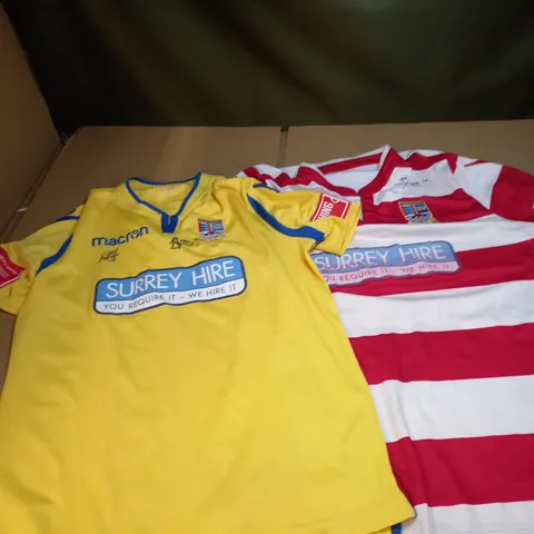 KINGSTONIAN FC PERSONALISED SHIRTS - M/L