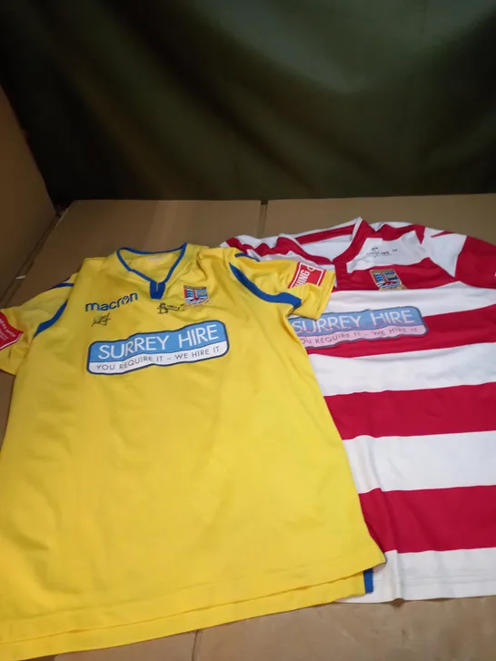 KINGSTONIAN FC PERSONALISED SHIRTS - M/L