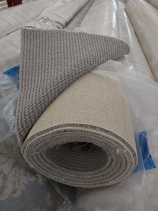 ROLL OF QUALITY MALABAR TWO FOLD COMAR HUSK CARPET // SIZE: APPROXIMATELY 4 X 4.1m