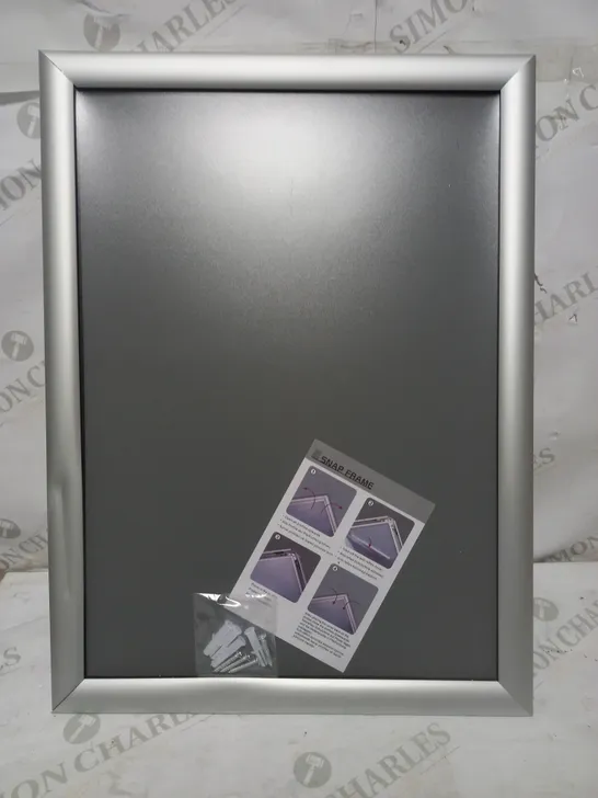 STEWART SUPERIOR A3 WATERPROOF ALUMINIUM 4 SIDED 25MM FRONT LOADING PICTURE/POSTER SNAP FRAME