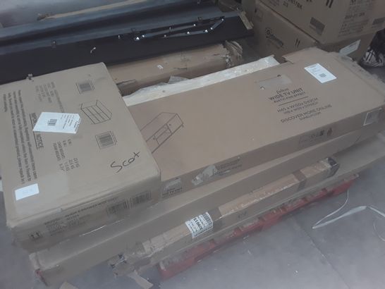 PALLET OF ASSORTED FLAT PACK FURNITURE PARTS 