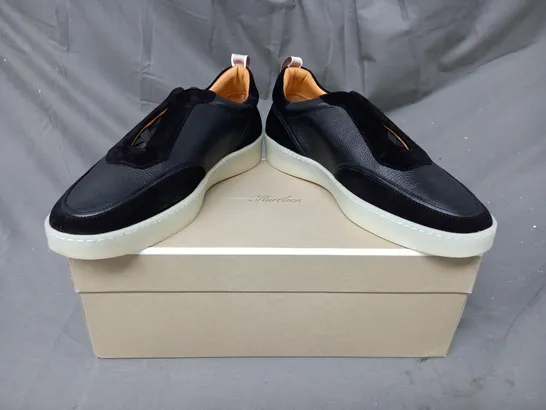 BOXED PAIR OF AURÉLIEN SHOES IN BLACK EU SIZE 42