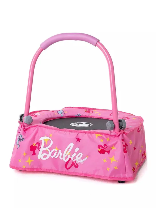 BOXED BARBIE JUNIOR TRAMPOLINE RRP £39.99