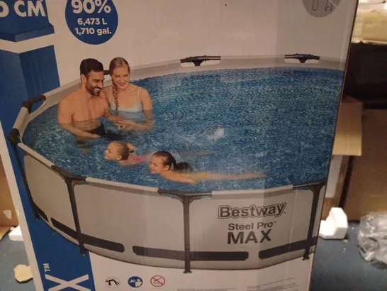 BOXED BESTWAY 12FT PRO MAX POOL WITH PUMP // COLLECTION ONLY RRP £199.99