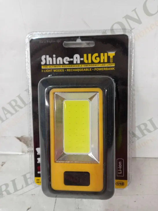 SHINE-A-LIGHT THE ULTIMATE RECHARGEABLE EMERGENCY LED LIGHT