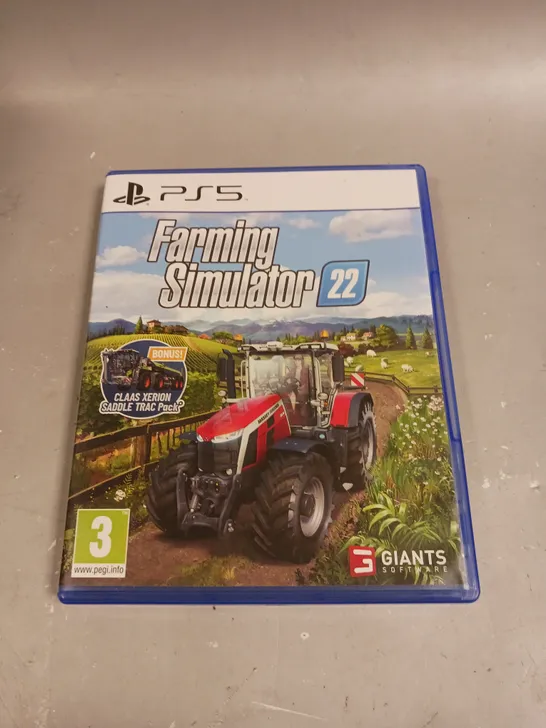 FARMING SIMULATOR 22 FOR PS5 