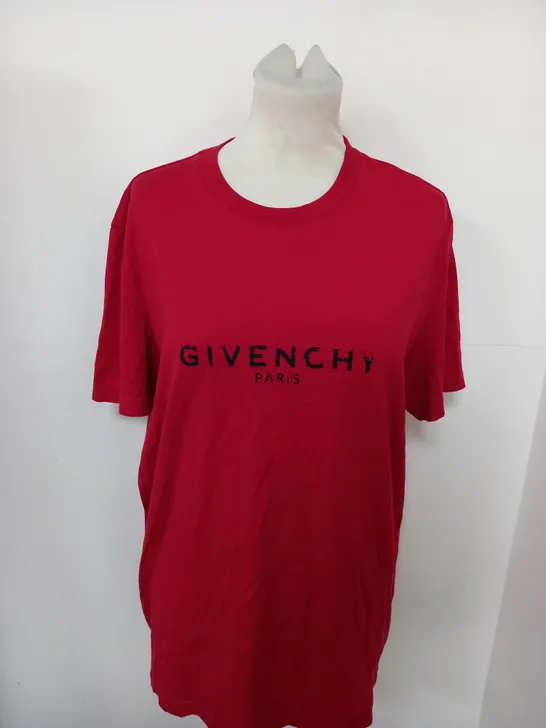 GIVENCHY SLOGAN T-SHIRT SIZE UNSPECIFIED