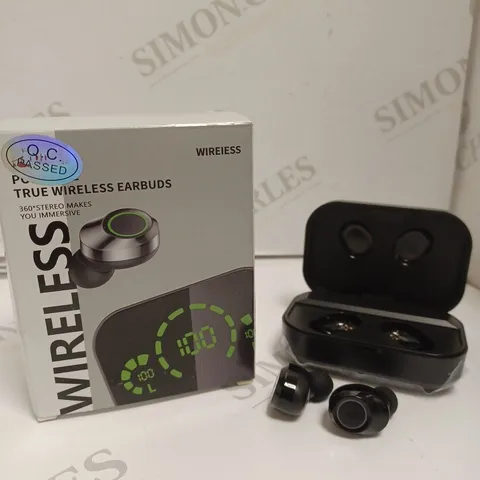 BOXED H17 TRUE WIRELESS EARPHONES & MIRROR CHARGING CASE 