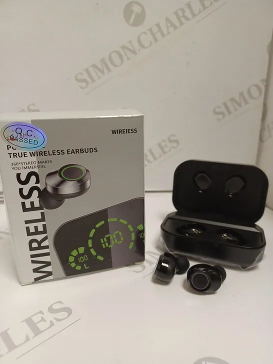 BOXED H17 TRUE WIRELESS EARPHONES & MIRROR CHARGING CASE 