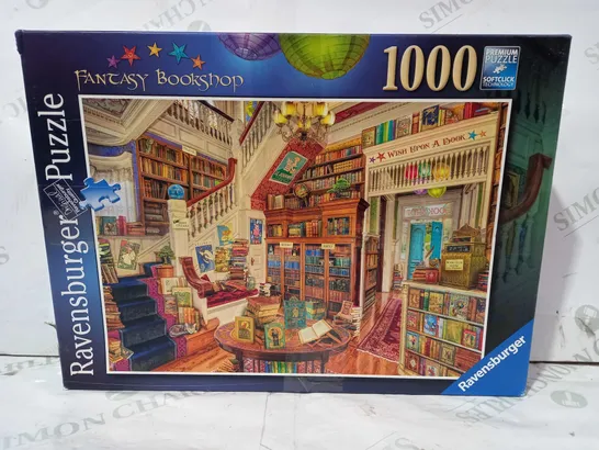 RAVENSBURGER 1000 PIECE FANTASY BOOKSHOP PUZZLE