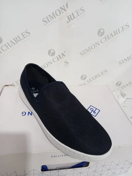 BOXED CALL IT SPRING DIARWEN NAVY SLIP ON SHOES - SIZE 9