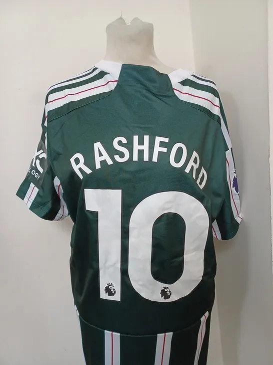 XL MANCHESTER UNITED AWAY KIT - RASHFORD IMPRINTED 