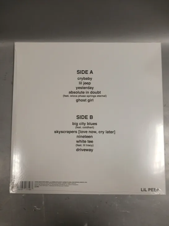 SEALED LIL PEEP CRY BABY VINYL