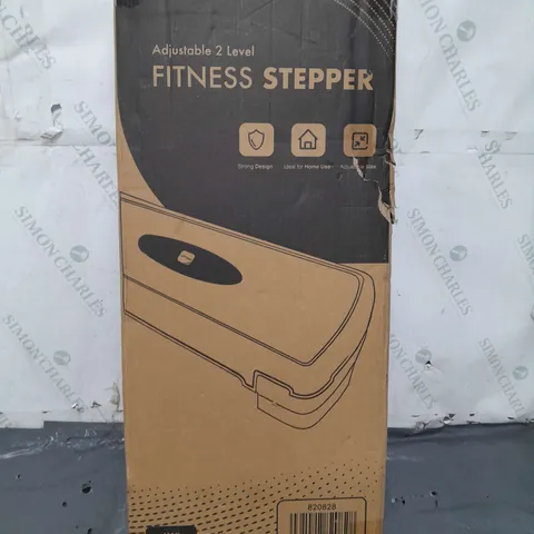 BOXED ADJUSTABLE 2 LEVEL FITNESS STEPPER