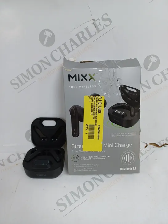 BOXED MIXX STREAMBUDS MINI TRUE WIRELESS EARBUDS