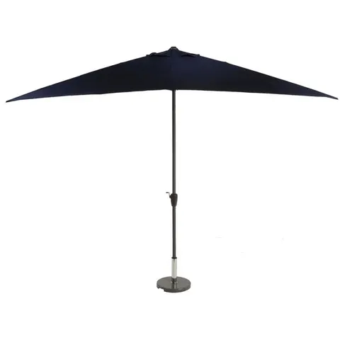 BOXED BELLE 3M X 2M RECTANGULAR TRADITIONAL PARASOL IN BLACK (1 BOX)