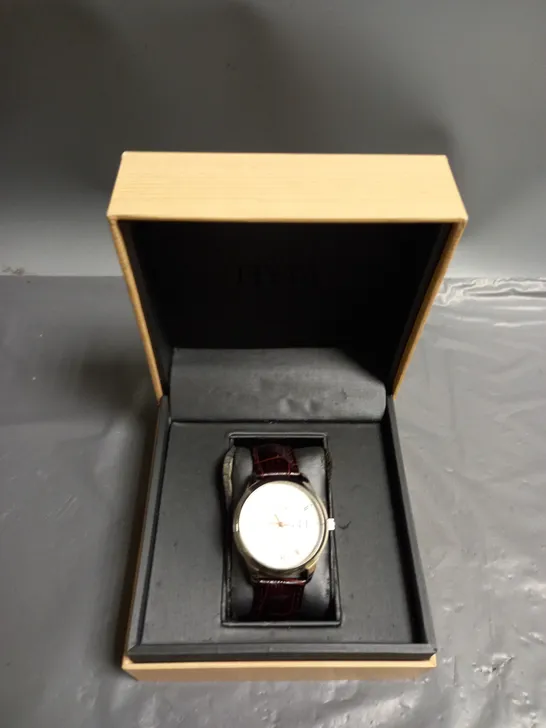 BOXED FIYTA AUTOMATIC WATCH WITH RED STRAP UNISEX