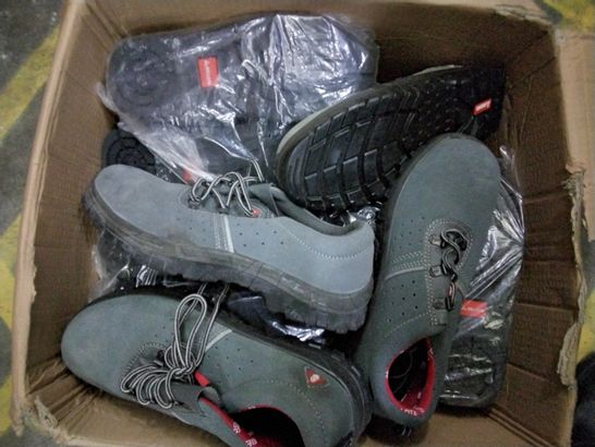 8 ASSORTED PAIRS OF STEEL TOE CAPPED TRAINERS 