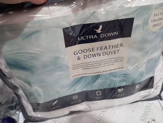 PACKAGED ULTRA DOWN GOOSE FEATHER & DOWN DUVET 