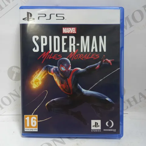 MARVEL SPIDER-MAN MILES MORALES FOR PS5