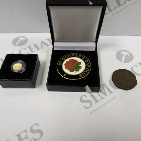 3 X ASSORTED COLLECTORS & HISTORICAL COINS & MEDALS