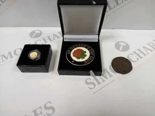 3 X ASSORTED COLLECTORS & HISTORICAL COINS & MEDALS