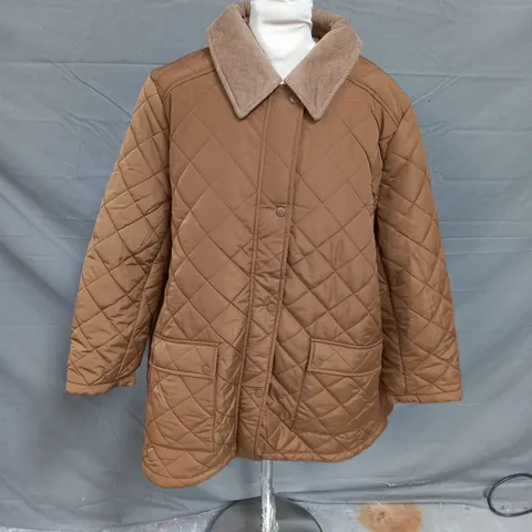 CENTIGRADE QUILTED JACKET IN MUSHROOM SIZE 3XL