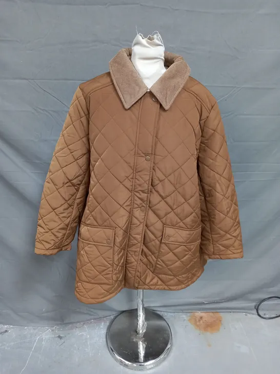 CENTIGRADE QUILTED JACKET IN MUSHROOM SIZE 3XL