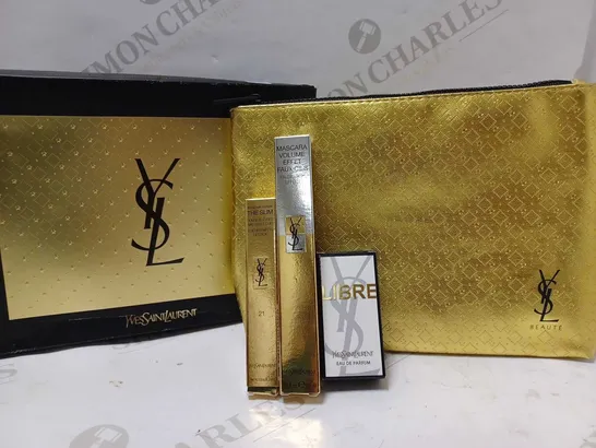 YVES SAINT LAURENT BEAUTY KIT TO INCLUDE MAKEUP AND EAU DE PARFUM