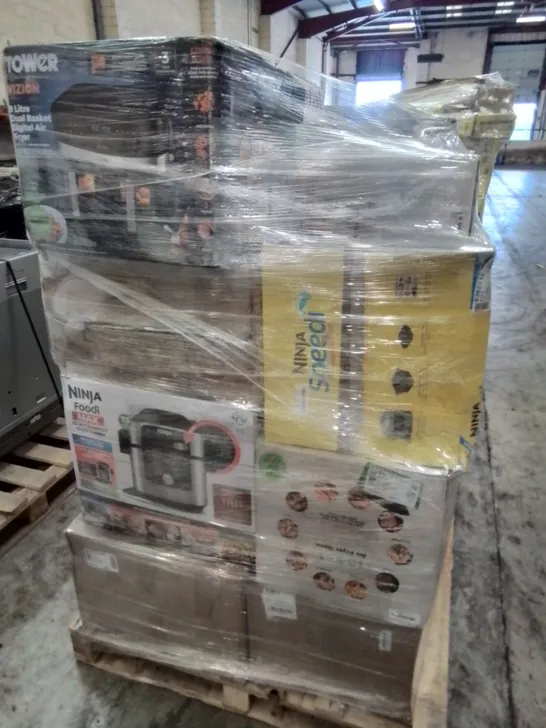 PALLET OF APPROXIMATELY 23 UNPROCESSED RAW RETURN HOUSEHOLD AND ELECTRICAL GOODS TO INCLUDE;