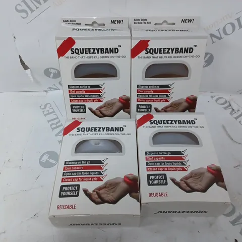 4 BOXED SQUEEZYBANDS