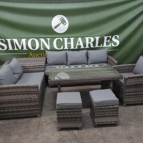 BRAND NEW TEXAS GARDEN AND PATIO RATTAN SOFA SET 